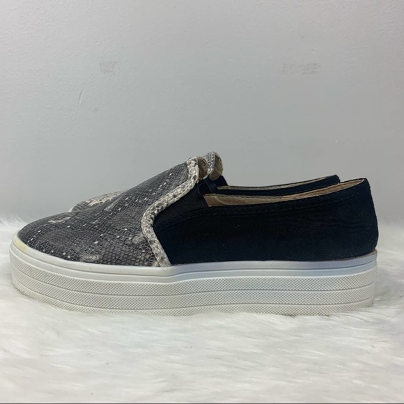 Ccocci Ellie Snake Print Sneaker Black Size 6 - Picture 4 of 6
